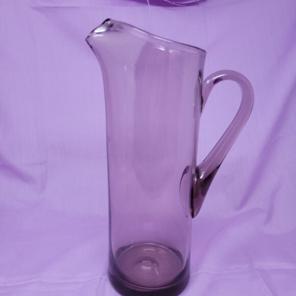 Vintage Purple Drinks Pitcher 1970s - Picture 2 of 3